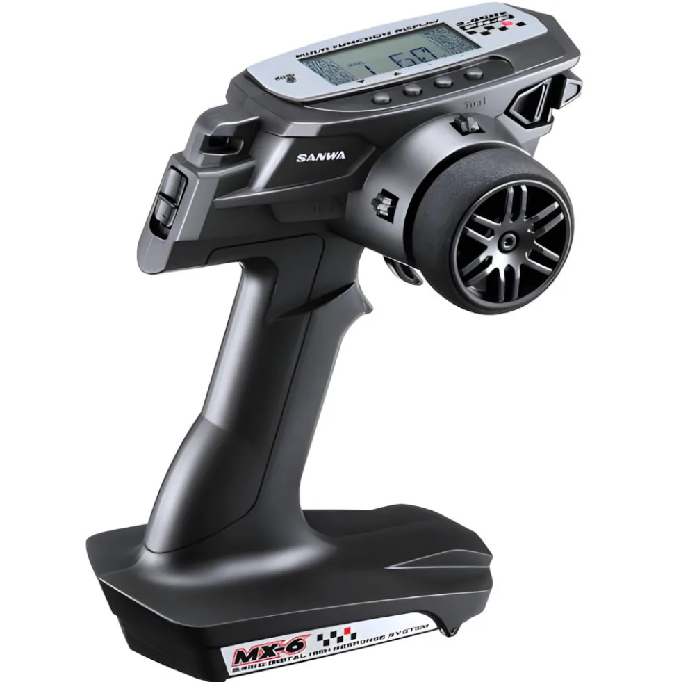 Sanwa MX-6 Fernsteuerung mit RX-391W Empfänger (waterproof)