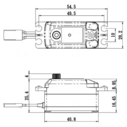 Savöx SC-1252MG+ Low-Profile Digital-Servo (7kg)