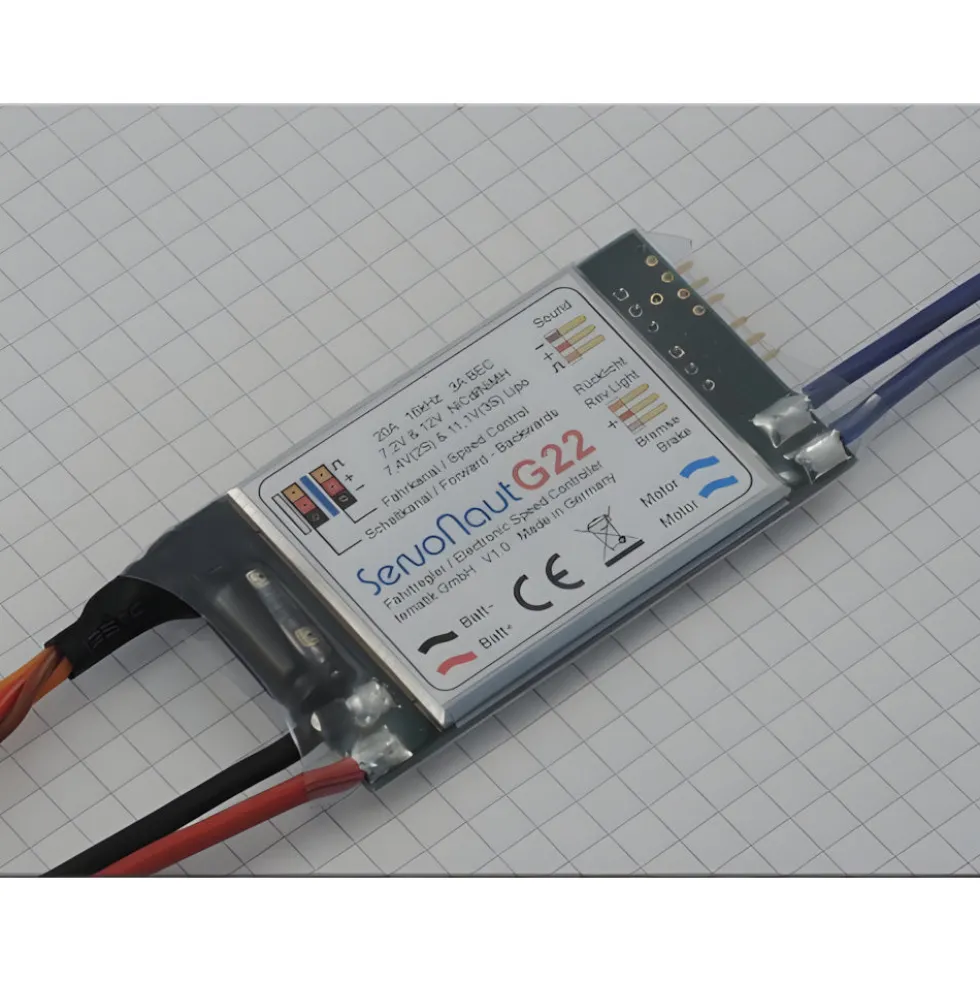 Servonaut G22 Fahrtenregler mit Getriebesimulation