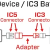 Spektrum Adapterkabel IC5 Akku IC3 Gerät 100mm