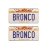 Tamico Kennzeichen "BRONCO" USA 1:10 3D 2er Set