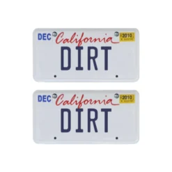 Tamico Kennzeichen "DIRT" USA 1:10 3D 2er Set