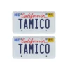Tamico Kennzeichen "TAMICO" USA 1:10 3D 2er Set