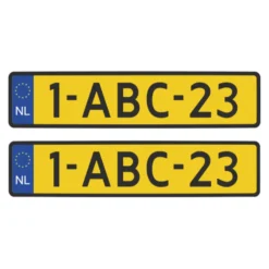 Tamico Wunschkennzeichen Niederlande EU 3D 2er Set