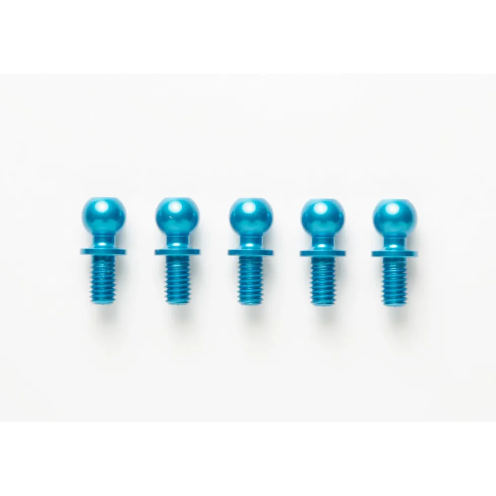 Tamiya Alu Kugelkopf 5x5mm (blau, 5 Stk.) #53906