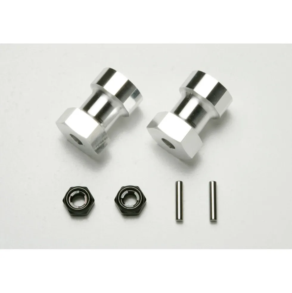 Tamiya Alu Radmitnehmer (2 Stk.) / Wheel Adapter (Frog u.a.) #53913