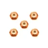 Tamiya 95556 Alu Sicherungsmutter 2mm (5) Orange