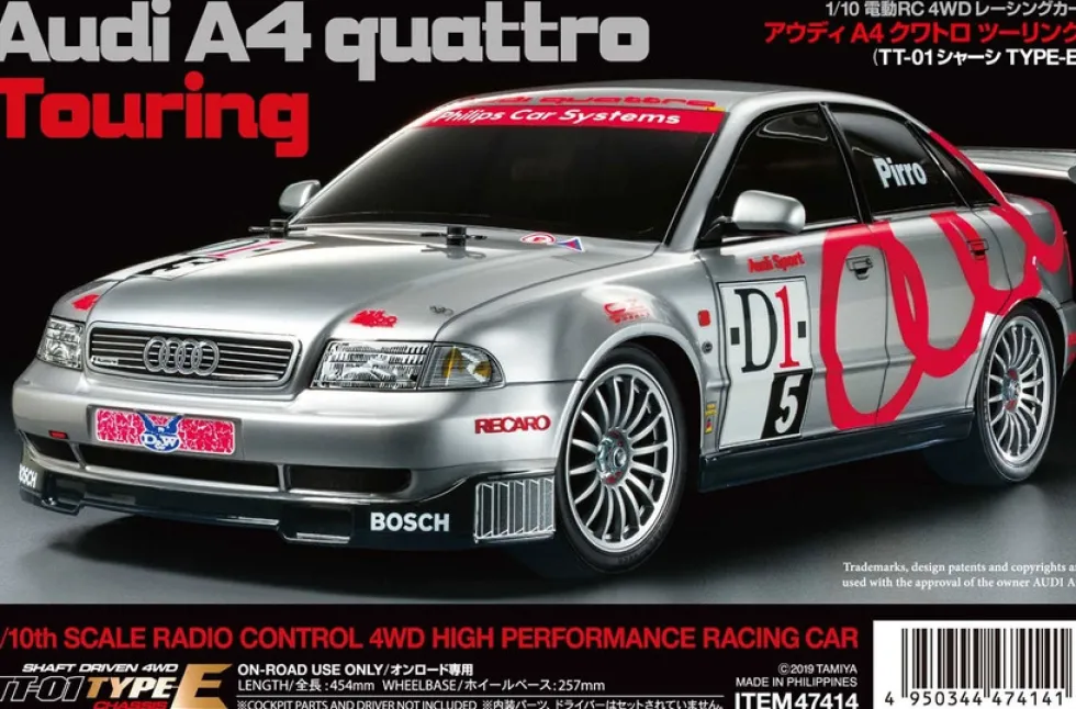Tamiya 47414 Audi A4 Quattro Touring TT-01E Bausatz