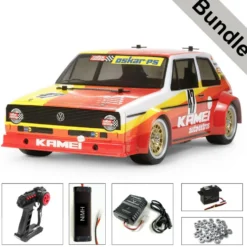 Tamiya 58744 Audi 90 quattro Racing (TT-02) BUNDLE "Silber"