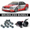 Tamiya 58699 Audi V8 1992 Tourenwagen (TT-02) BRUSHLESS-BUNDLE