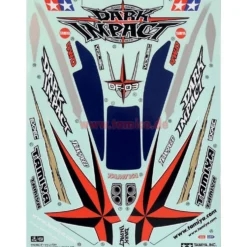 Tamiya 19495487 Aufkleber Dark Impact