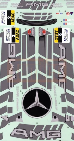 Tamiya Aufkleber MB CLK AMG 2002 (50975 / 58296) #19494063