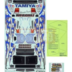 Tamiya Aufkleber Mud Blaster II (58514) WT-01 Chassis #9495704