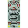 Tamiya 19495845 Aufkleber / Sticker Alfa-Romeo 155 V6 TI Martini
