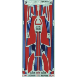 Tamiya 19495845 Aufkleber / Sticker Alfa-Romeo 155 V6 TI Martini