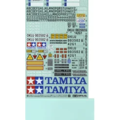 Tamiya 19490153 Aufkleber / Sticker Containerauflieger OKL
