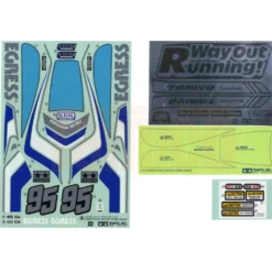 Tamiya 19494255 Aufkleber / Sticker Egress Black Edition