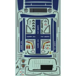 Tamiya 19490097 Aufkleber / Sticker Fiat Abarth 1000TCR