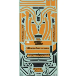 Tamiya 19490105 Aufkleber / Sticker Fiat 131 Abath Olio