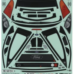 Tamiya 19490102 Aufkleber / Sticker Ford Focus RS Custom