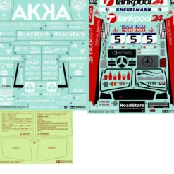 Tamiya 19495997 Aufkleber / Sticker MB Actros Racetruck MP4