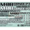 Tamiya 11420908 Aufkleber / Sticker M-08 Concept
