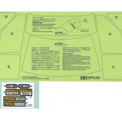 Tamiya 19495933 Aufkleber / Sticker Mercedes-Benz 190E debis