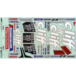 Tamiya 19490053 Aufkleber/Sticker Opel Calibra Cliff