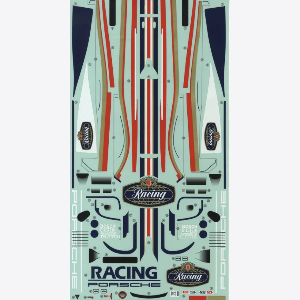Tamiya 19494259 Aufkleber / Sticker Porsche 956 (47508)