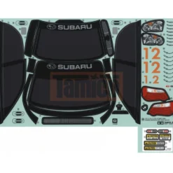 Tamiya 19494198 Aufkleber / Sticker Subaru Impreza WRC 2004