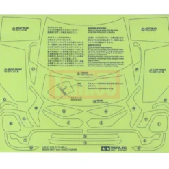 Tamiya 19495992 Aufkleber / Sticker Suzuki Swift sport M-Chassis