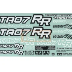 Tamiya 19494228 Aufkleber / Sticker TA07RR