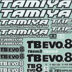 Tamiya 11421836 Aufkleber / Sticker TB Evo.8