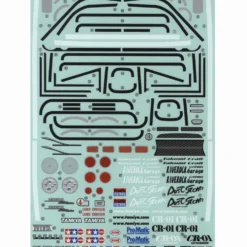 Tamiya 19490077 Aufkleber / Sticker Toyota LandCruiser 40