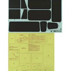 Tamiya 19490077 Aufkleber / Sticker Toyota LandCruiser 40