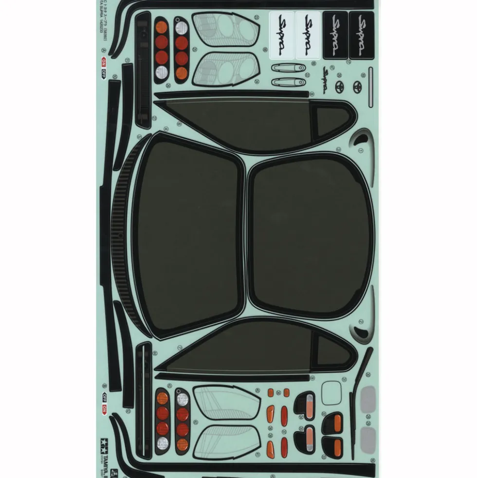 Tamiya 19490119 Aufkleber/Sticker Toyota Supra (JZA80)
