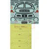 Tamiya 19495984 Aufkleber / Sticker VW Karmann Ghia