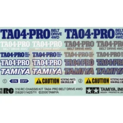 Tamiya Aufkleber TA-04 PRO 58261 #19495348