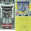 Tamiya Aufkleber VW Golf 24 #19495737