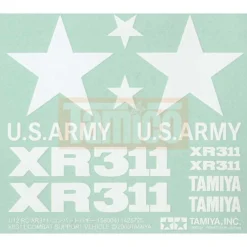 Tamiya Aufkleber XR311 Combat Support Vehicle 58004 #19495353