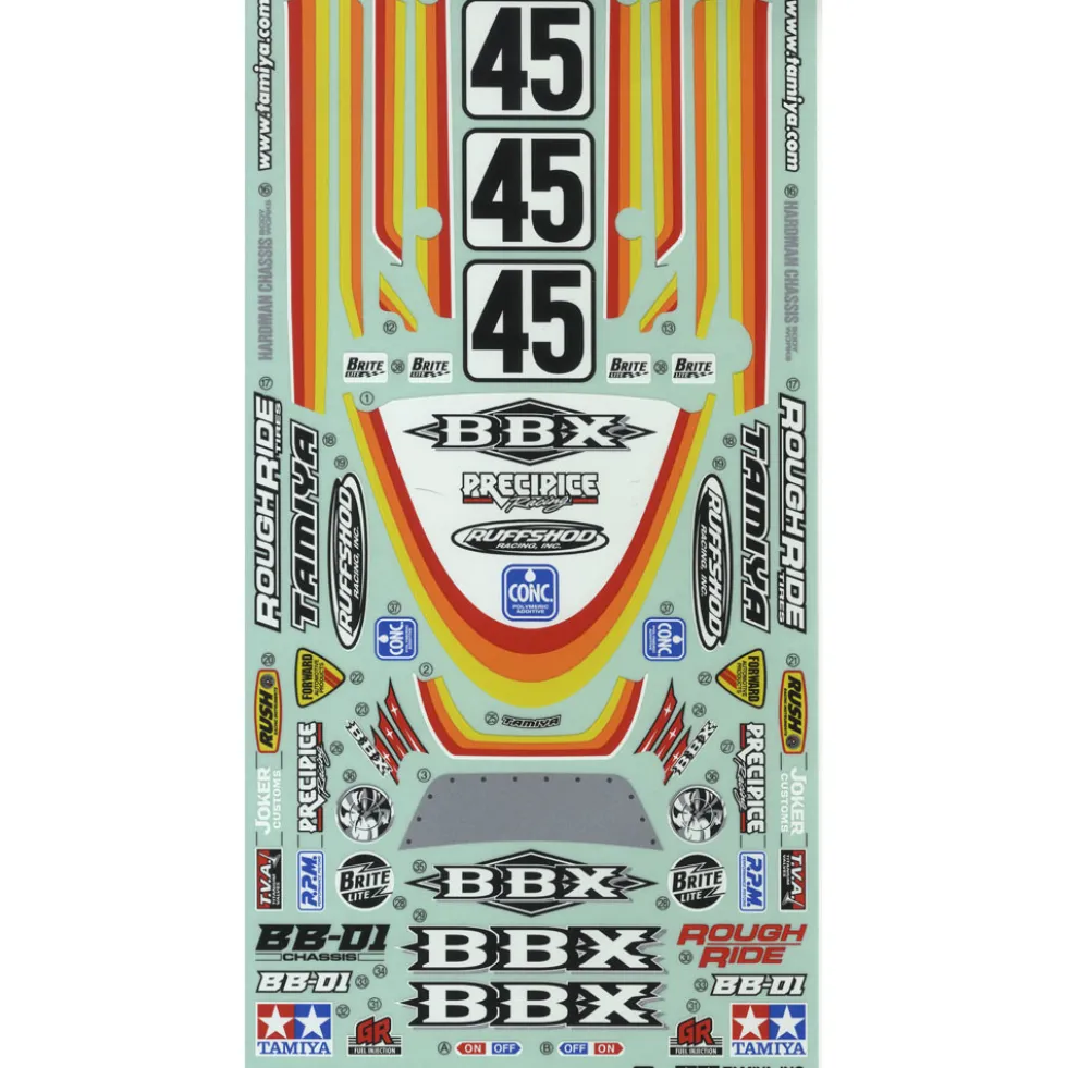 Tamiya 11421861 BBX Aufkleber 58719 BB-01