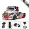 Tamiya 58661 Buggyra Fat Fox Race Truck 1:14 TT-01E BUNDLE "Silber"