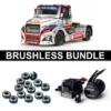 Tamiya 58661 Buggyra Fat Fox Race Truck 1:14 TT-01E BRUSHLESS-BUNDLE
