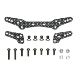 Tamiya 22094 Carbon Dämpferbrücken-Set vorne/hinten DT-04