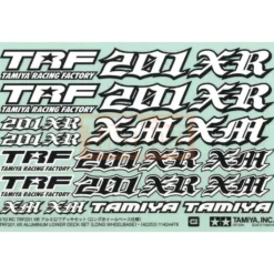 Tamiya CARBON Logo Aufkleber TRF201 42253