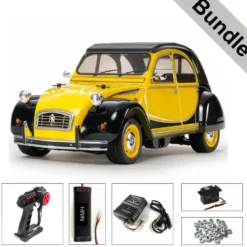 Tamiya 58655 Citroen 2CV (Ente) Charleston M-05 BUNDLE "Silber"