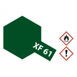 Tamiya Farbe XF-61 Dunkel-Grün / Dark Green matt