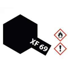Tamiya Farbe XF-69 Nato Schwarz / Black matt