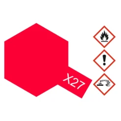 Tamiya Farbe X-27 Klar-Rot Clear Red