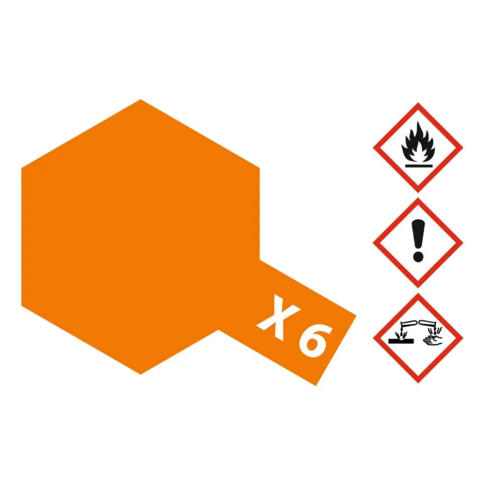 Tamiya Farbe X-6 Orange glänzend
